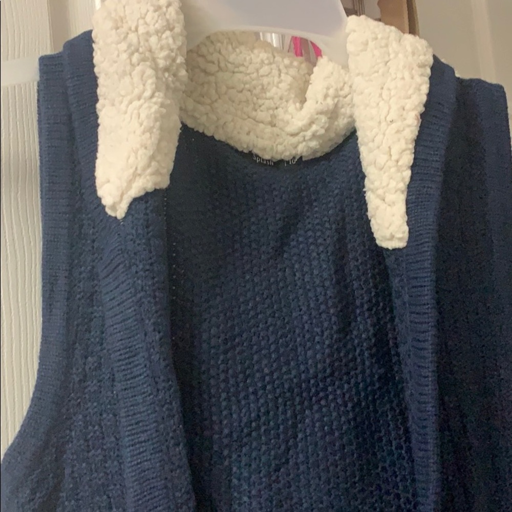 Navy blue cardigan